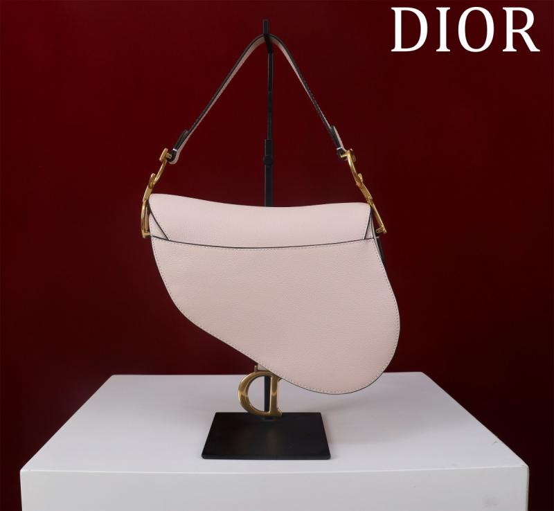 Dior Saddle Bag With Strap Light Pink M0455