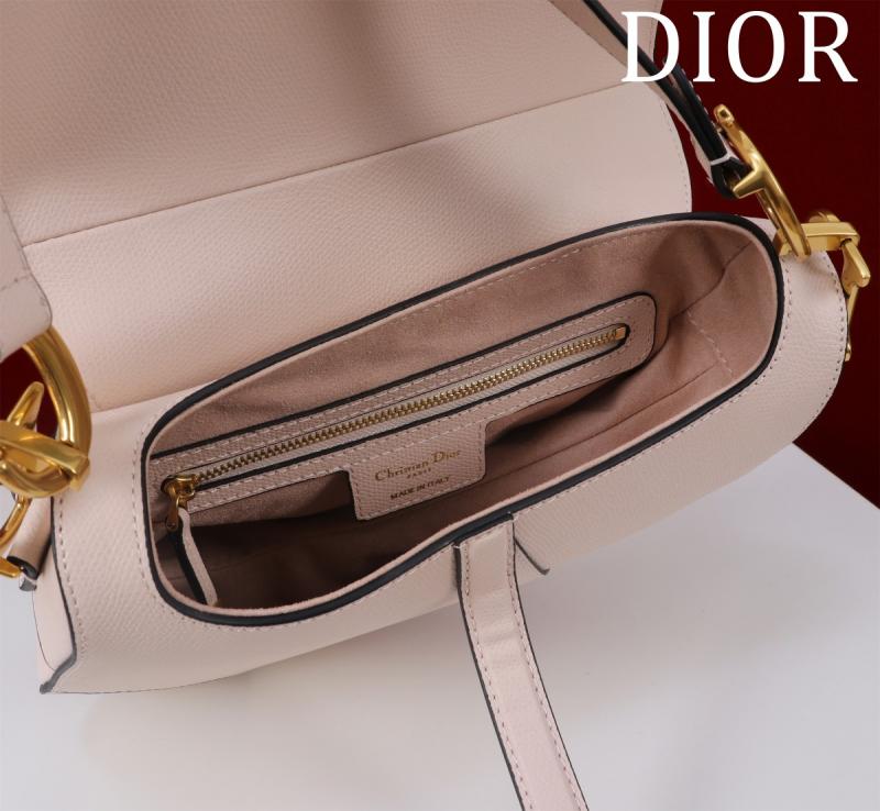 Dior Saddle Bag With Strap Light Pink M0455