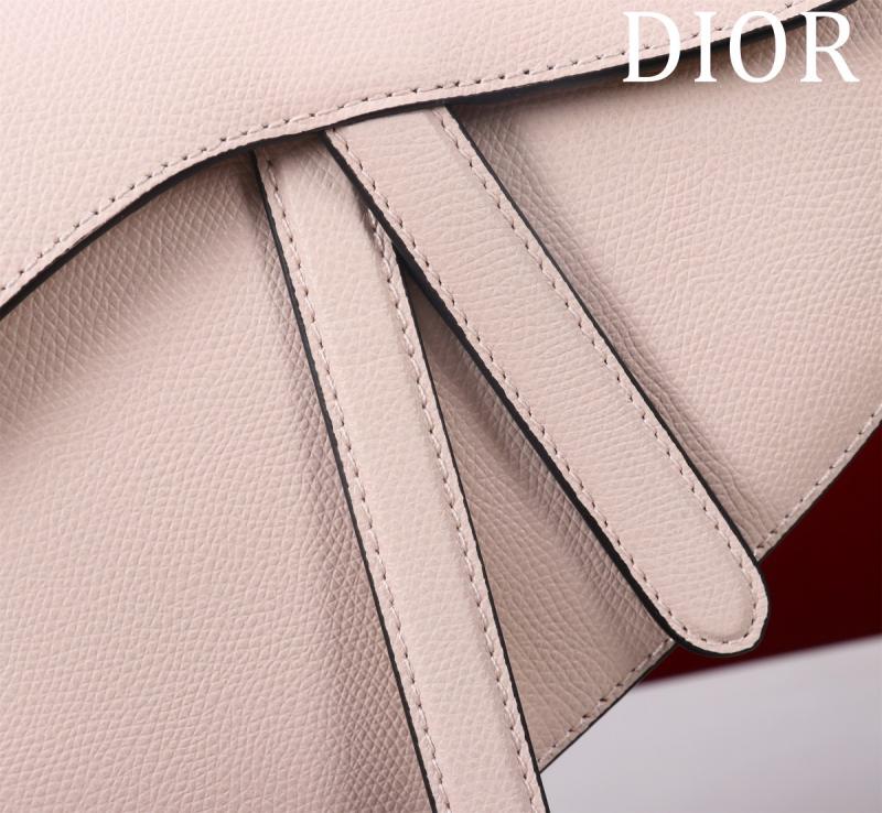 Dior Saddle Bag With Strap Light Pink M0455