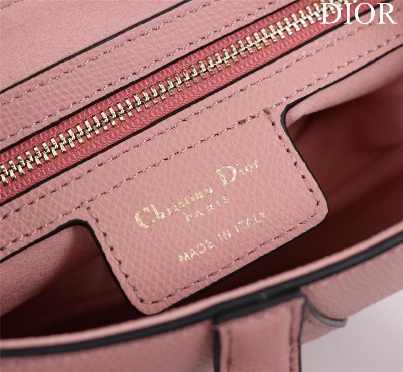 Dior Saddle Bag With Strap Pink M0455
