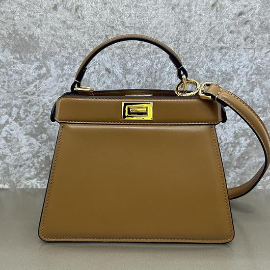 Fendi Peekaboo ISeeU Petite Camel F7011