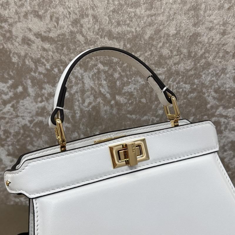 Fendi Peekaboo ISeeU Petite White F7011