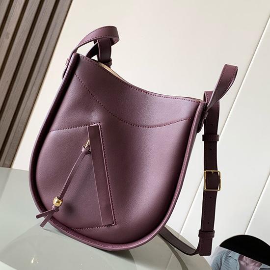 Loewe Hammock Slice bag Dark Burgundy LE9091