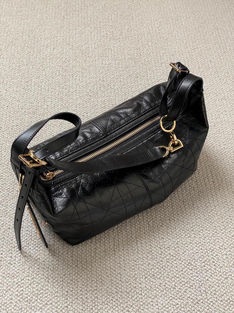 Medium D-Journey Bag in Crinkled Calfskin M2417