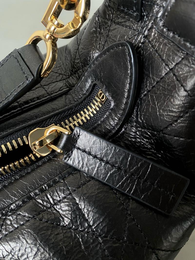 Medium D-Journey Bag in Crinkled Calfskin M2417