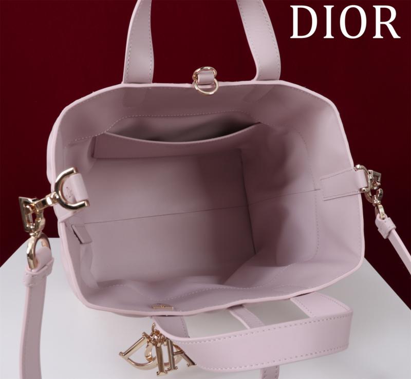 Medium Dior Toujours Vertical Tote Bag Pink M2836