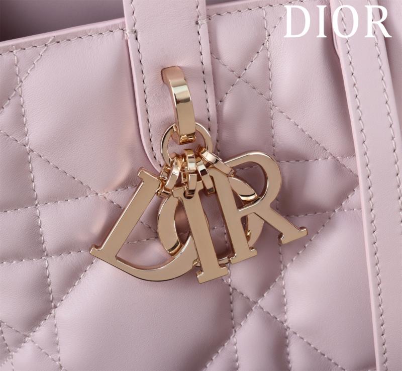 Medium Dior Toujours Vertical Tote Bag Pink M2836