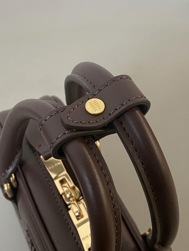 Miu Miu Arcadie leather bag Briarwood 5BB142