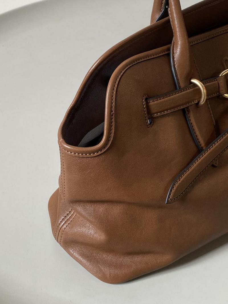 Miu Miu Aventure nappa leather bag Oak 5BG310