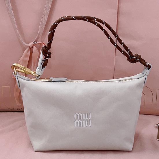 Miu Miu Gabardine pouch White 5NE841
