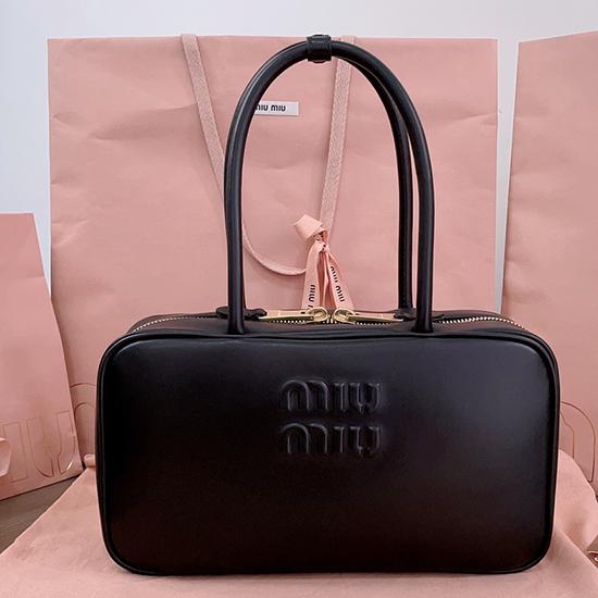 Miu Miu Medium Beau leather Bag Black 5BB172