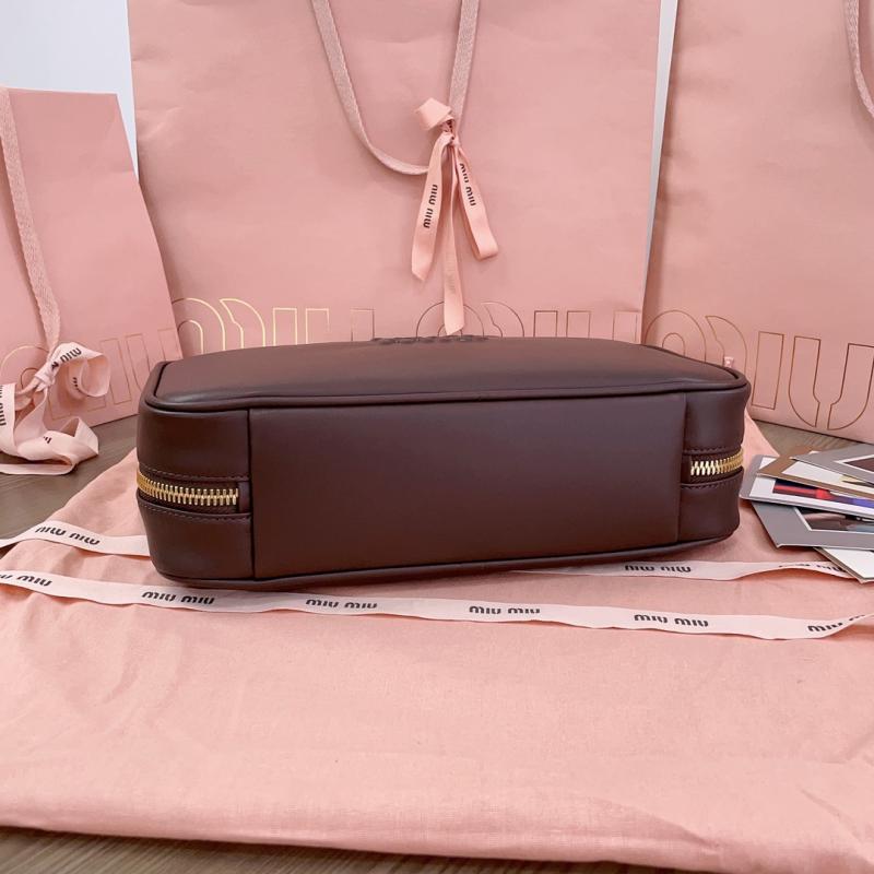 Miu Miu Medium Beau leather Bag Briarwood 5BB172