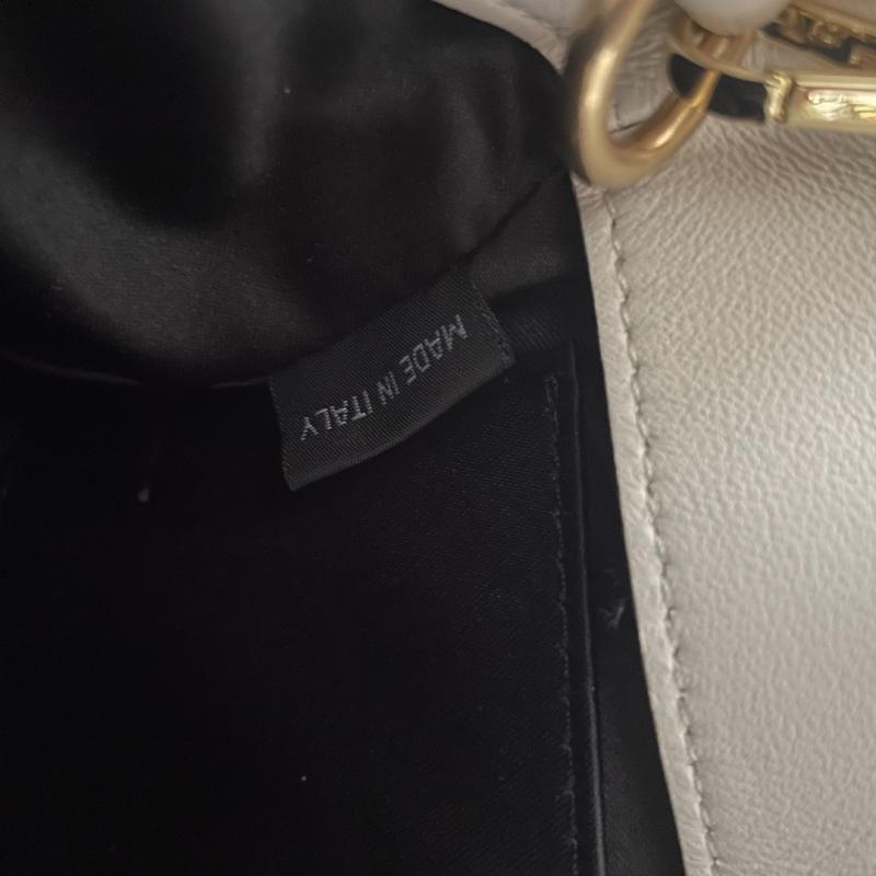 Miu Miu Nappa Leather Handbag White 5BA251