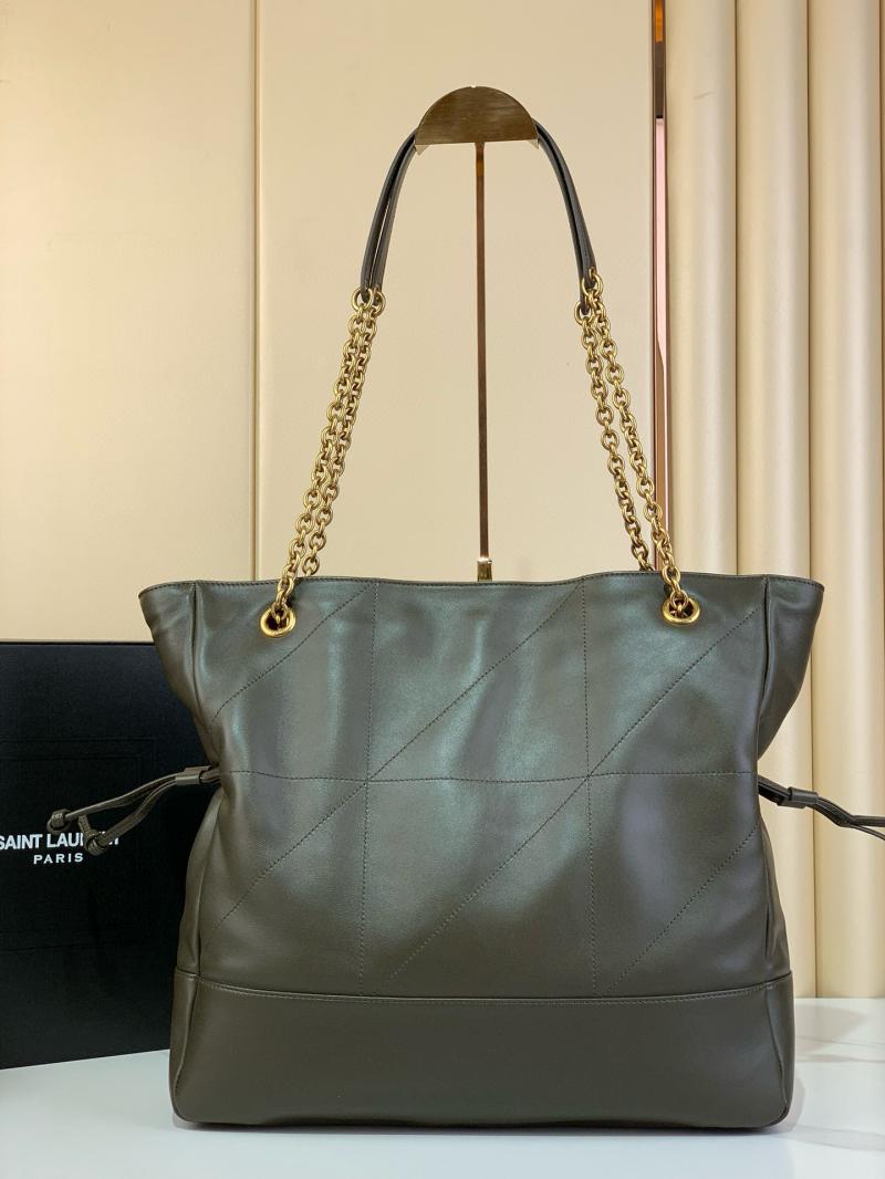 Saint Laurent Jamie 4.3 large pochon bag Green 809824