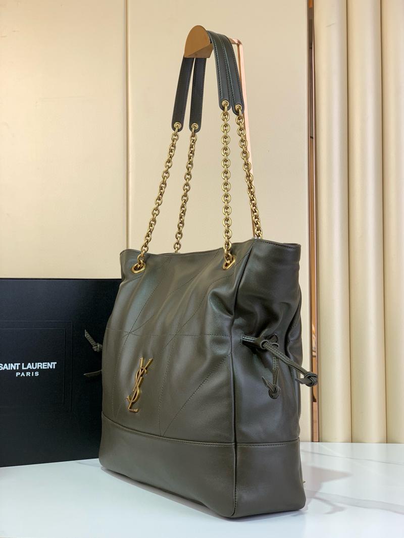Saint Laurent Jamie 4.3 large pochon bag Green 809824