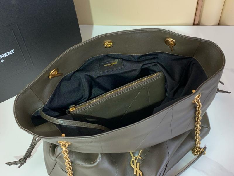 Saint Laurent Jamie 4.3 large pochon bag Green 809824