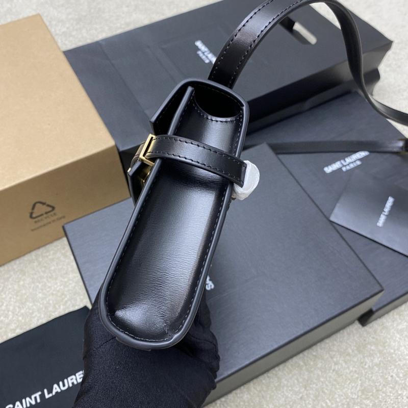 Saint Laurent Manhattan Mini Crossbody Bag Black 727766