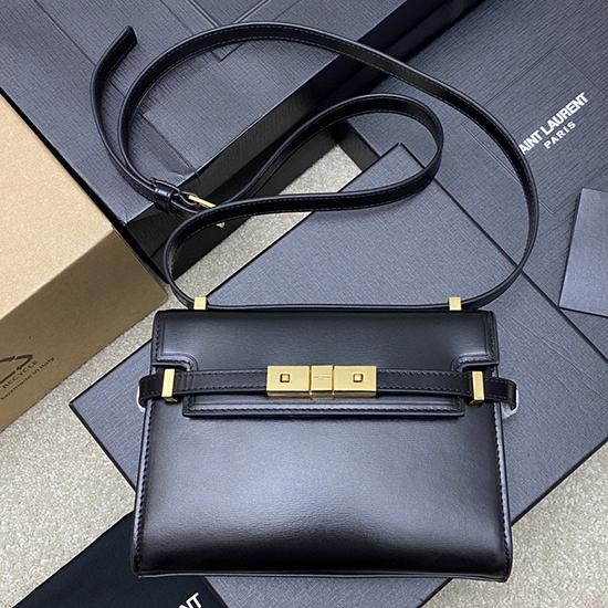 Saint Laurent Manhattan Mini Crossbody Bag Black 727766