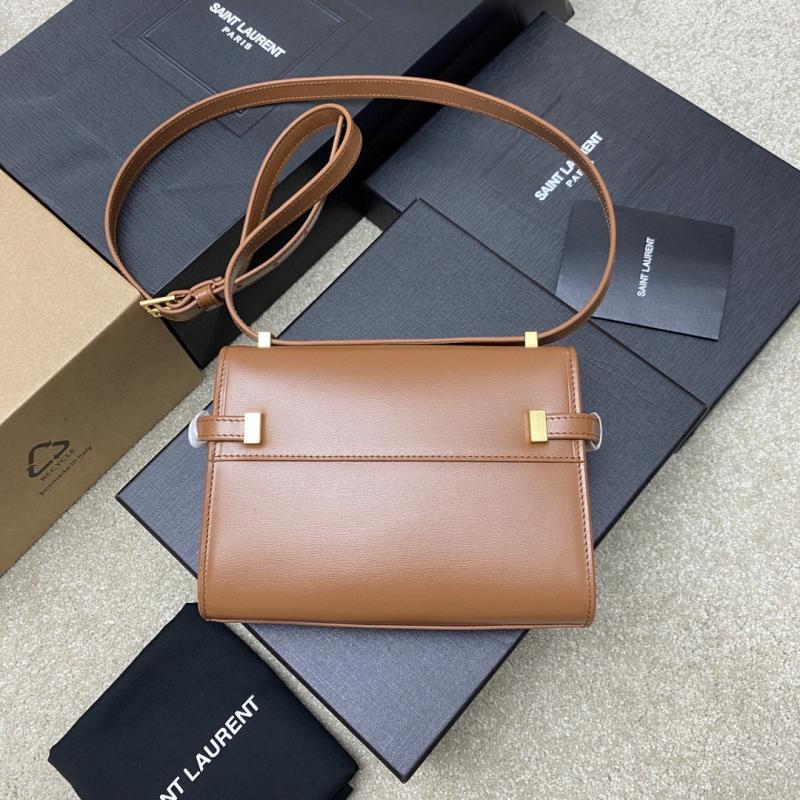 Saint Laurent Manhattan Mini Crossbody Bag Camel 727766