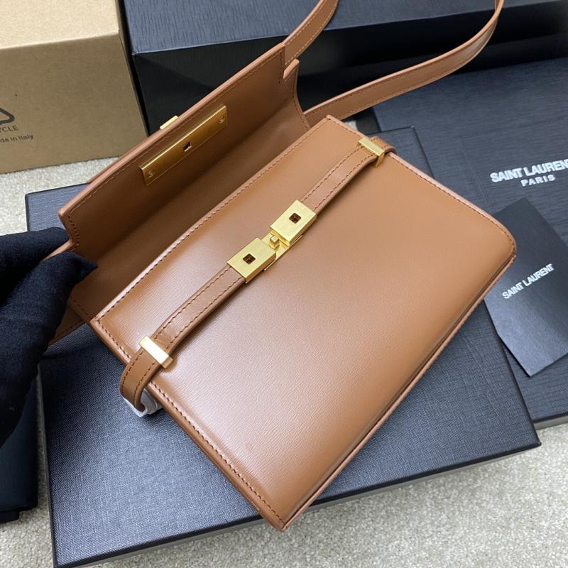 Saint Laurent Manhattan Mini Crossbody Bag Camel 727766