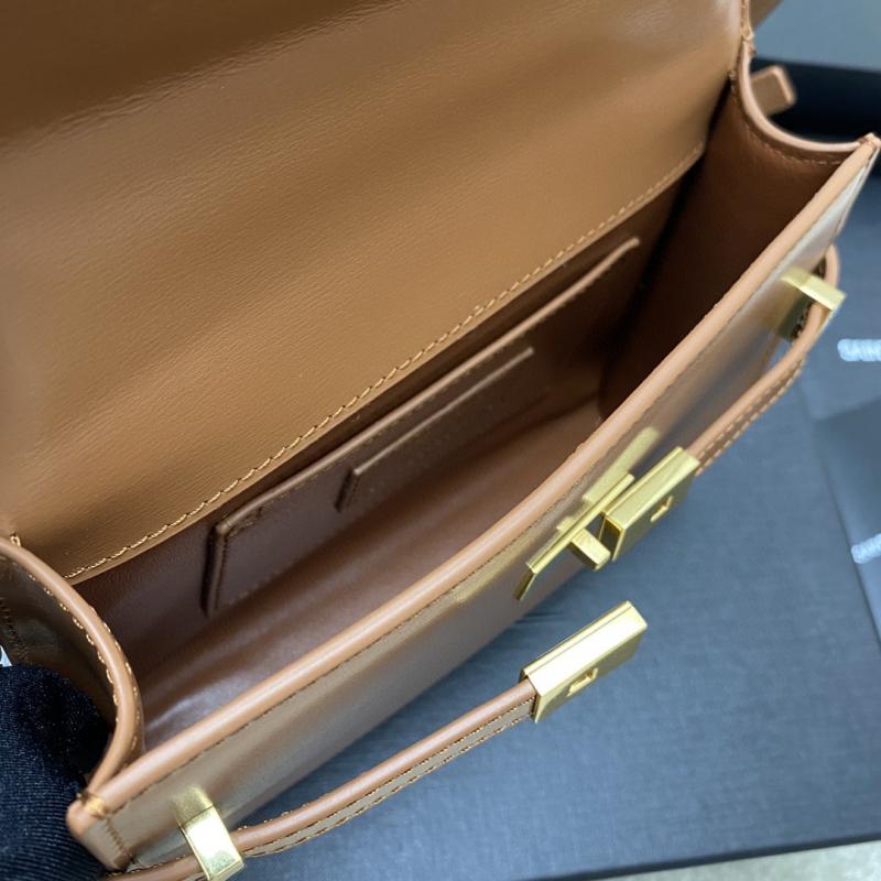 Saint Laurent Manhattan Mini Crossbody Bag Camel 727766