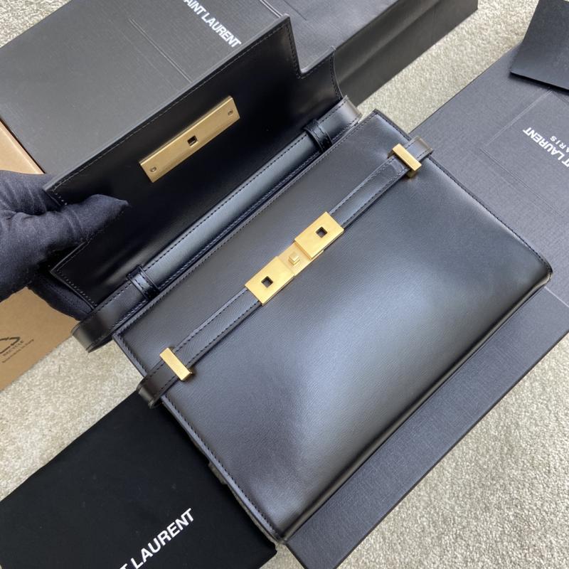 Saint Laurent Manhattan Small Shoulder Bag Black 675626