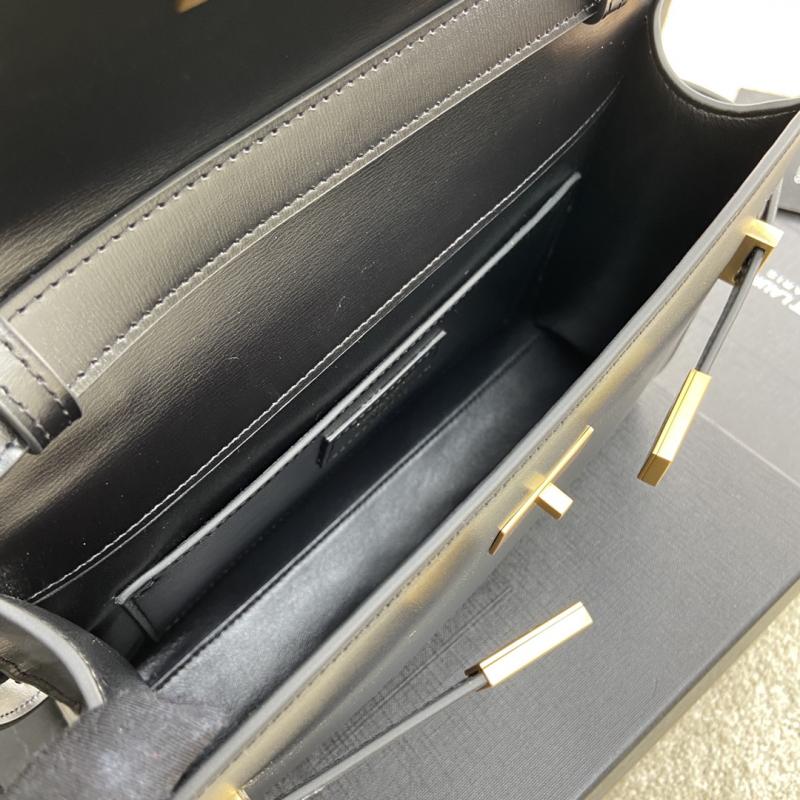Saint Laurent Manhattan Small Shoulder Bag Black 675626