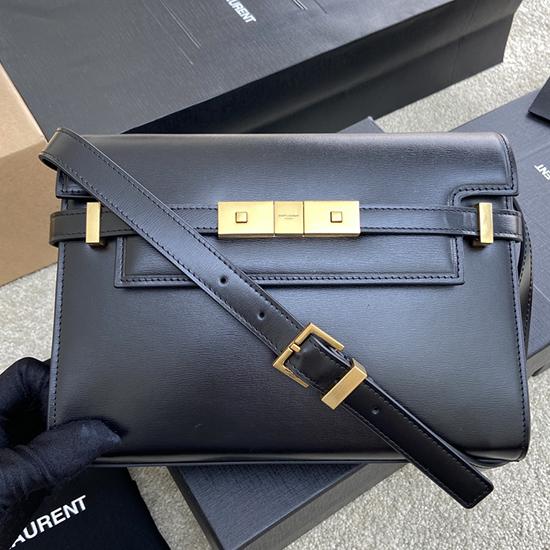 Saint Laurent Manhattan Small Shoulder Bag Black 675626