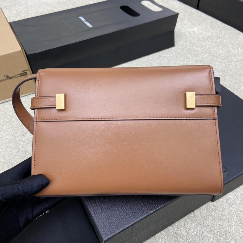 Saint Laurent Manhattan Small Shoulder Bag Camel 675626