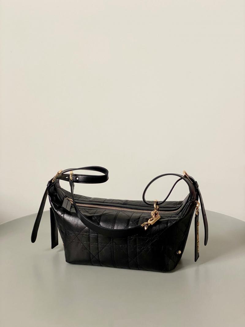 Small D-Journey Bag in Crinkled Calfskin M2416
