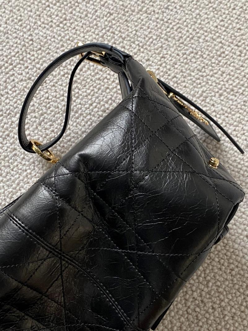 Small D-Journey Bag in Crinkled Calfskin M2416
