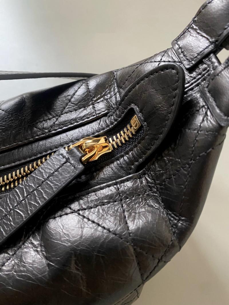 Small D-Journey Bag in Crinkled Calfskin M2416