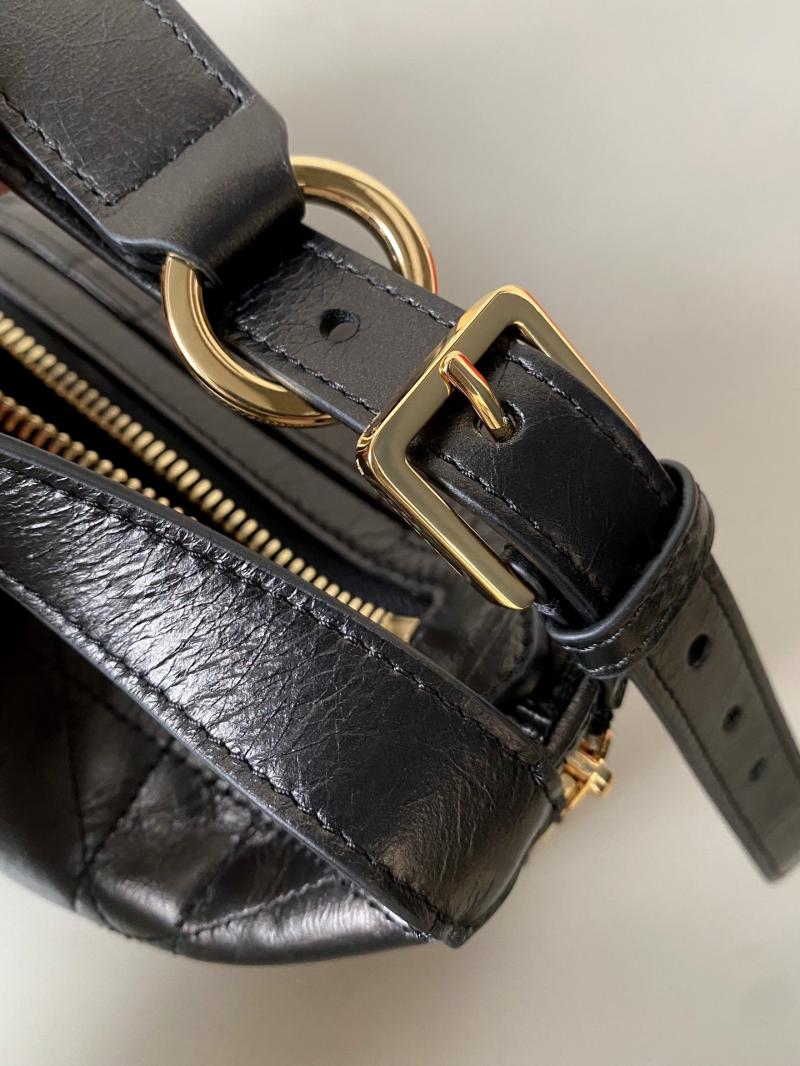 Small D-Journey Bag in Crinkled Calfskin M2416