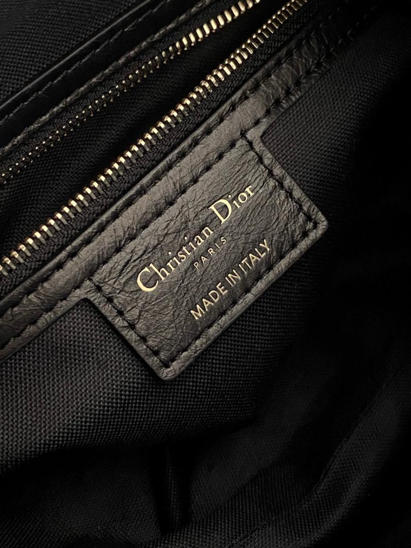 Small D-Journey Bag in Crinkled Calfskin M2416