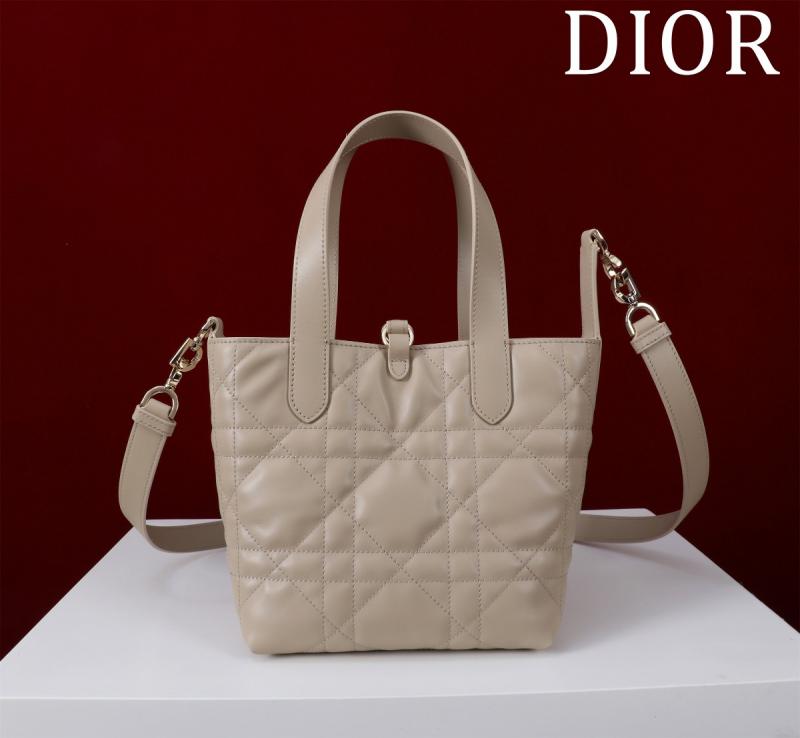 Small Dior Toujours Vertical Tote Bag Beige M2835
