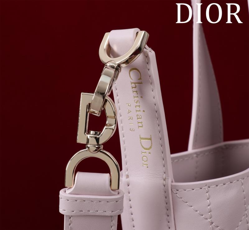 Small Dior Toujours Vertical Tote Bag Pink M2835