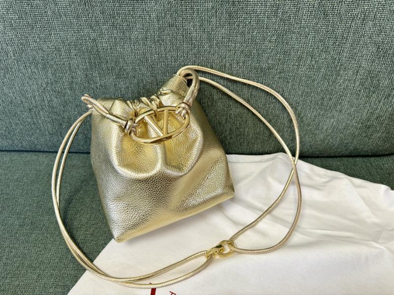 Valentino Mini Bucket Bag Gold V0501S