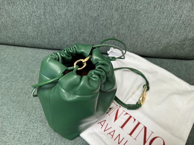 Valentino Mini Bucket Bag Green V0501S