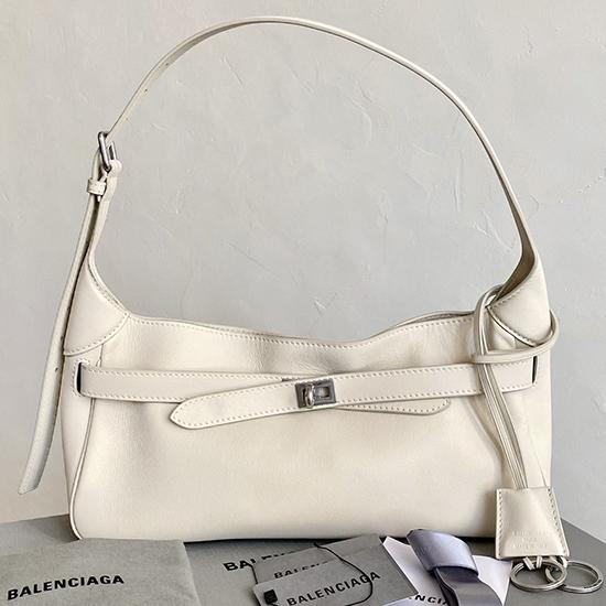 Balenciaga Bel Air Small Shoulder Bag Cream 810680