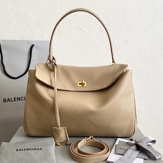Balenciaga Rodeo Medium Handbag Latte B789772