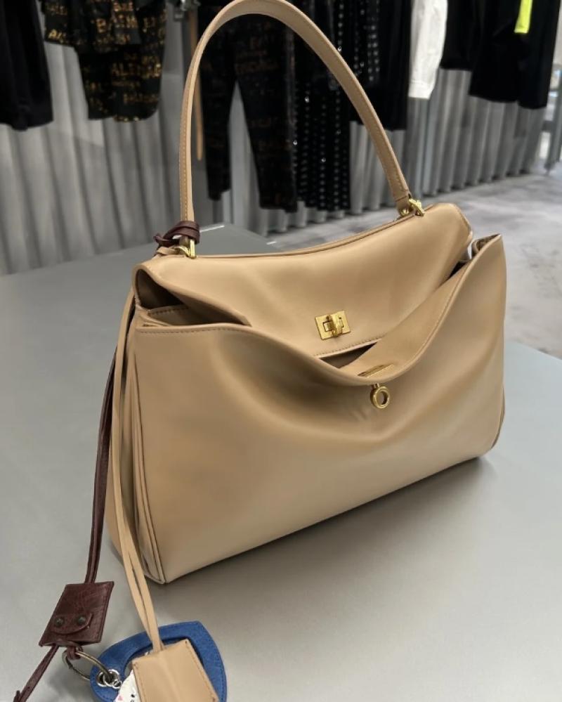 Balenciaga Rodeo Small Handbag Latte B789779