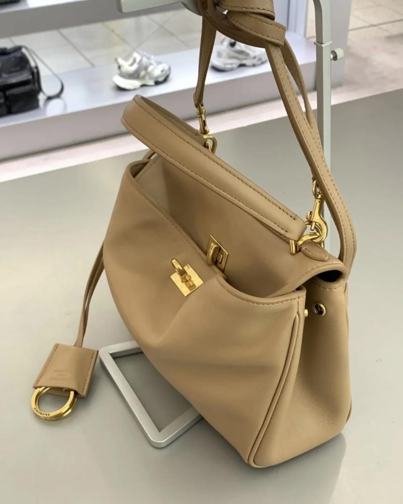 Balenciaga Rodeo Small Handbag Latte B789779