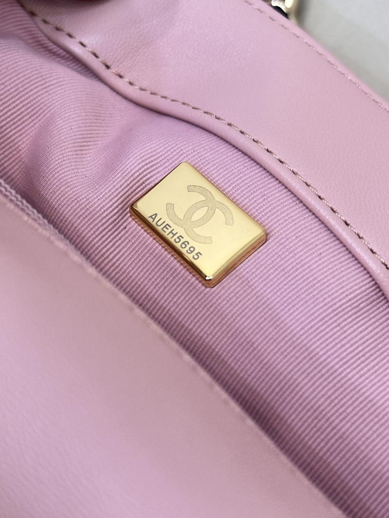 Chanel 19 Lambskin Flap Handbag Pink AS1160