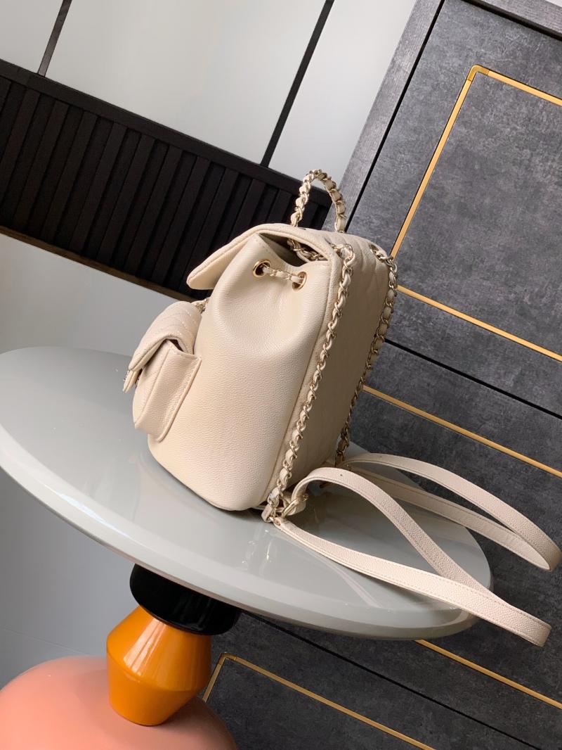 Chanel Backpack Beige AS3860