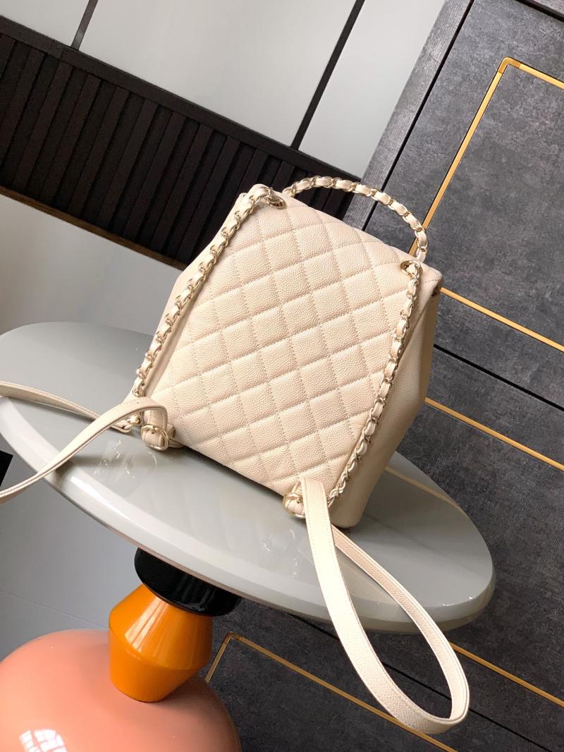Chanel Backpack Beige AS3860