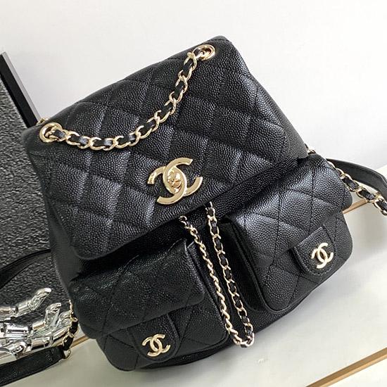 Chanel Backpack Black AS3860