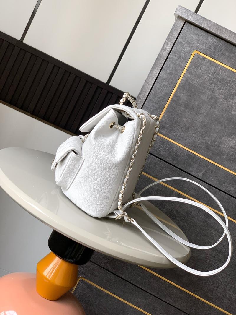 Chanel Backpack Light Grey AS3860