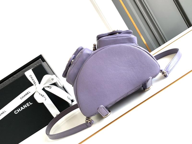 Chanel Backpack Purple AS3860
