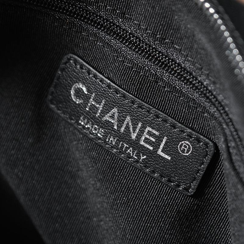 Chanel Calfskin Quilted Ultra Pocket Shopping Tote AS8011