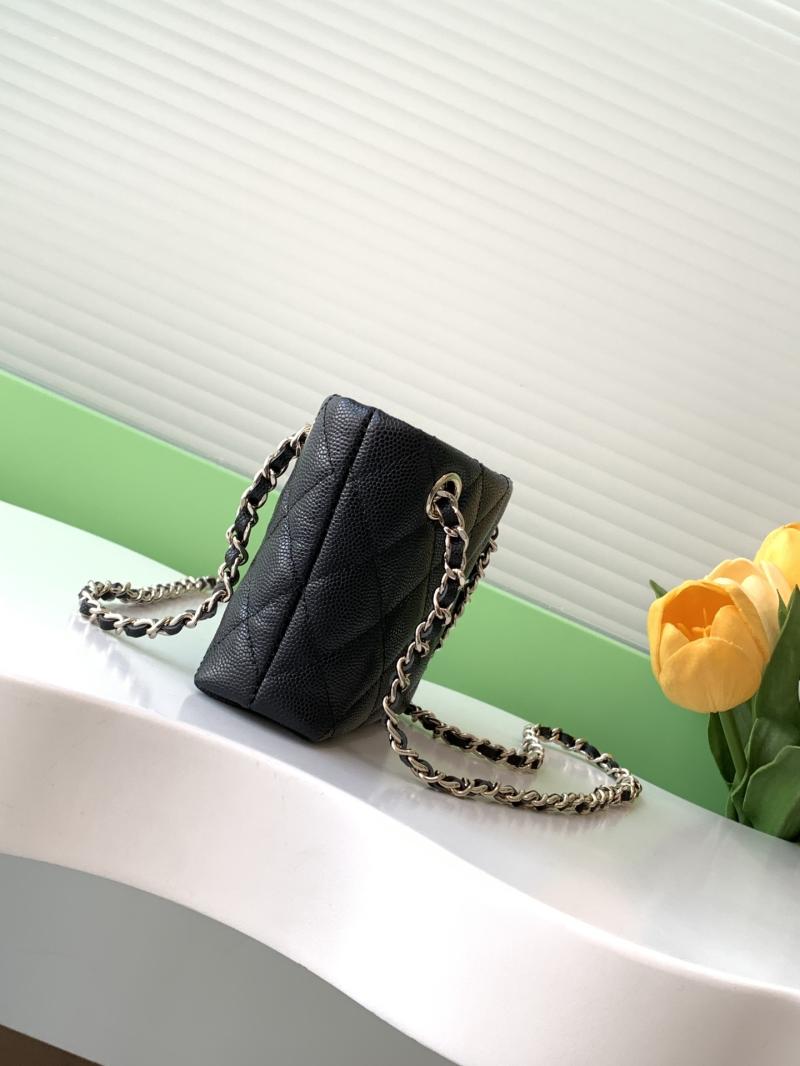 Chanel Classic Clutch With Chain Black AP4422
